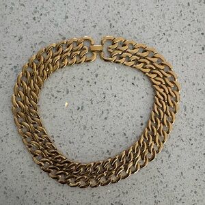 Vintage Chunky Gold Necklace